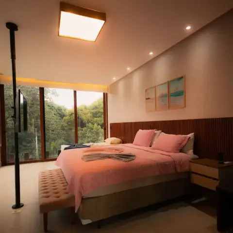 Conjunto de cama em algodão