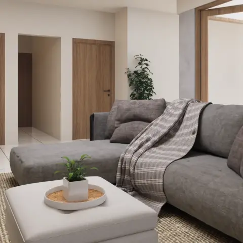 Sofá de canto com chaise longue